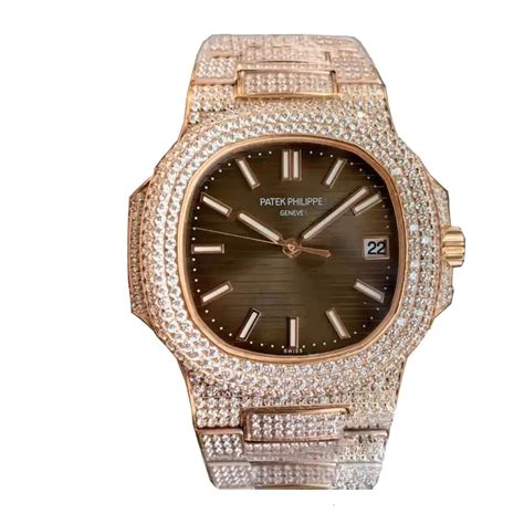 iced out patek philippe replica for sale|Patek Philippe nautilus watch.